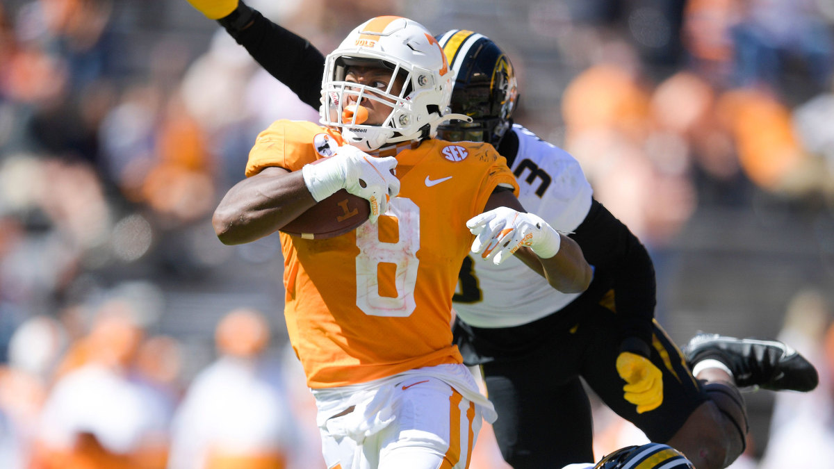 Tennessee football RB Ty Chandler vs. Missouri
